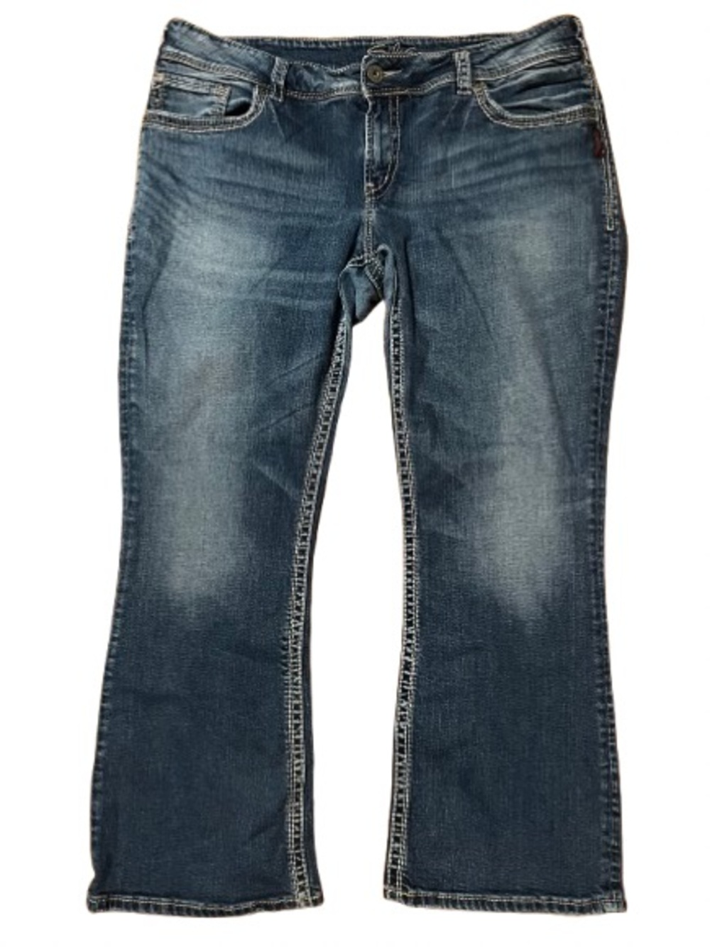 Silver Suki Bootcut Women’s Blue Denim Western Jeans Size 20
